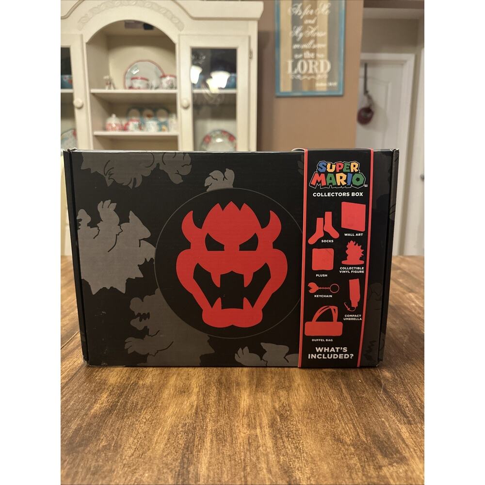 New In Sealed Box Culturefly Super Mario Bowser Edition Collectors Gift Box